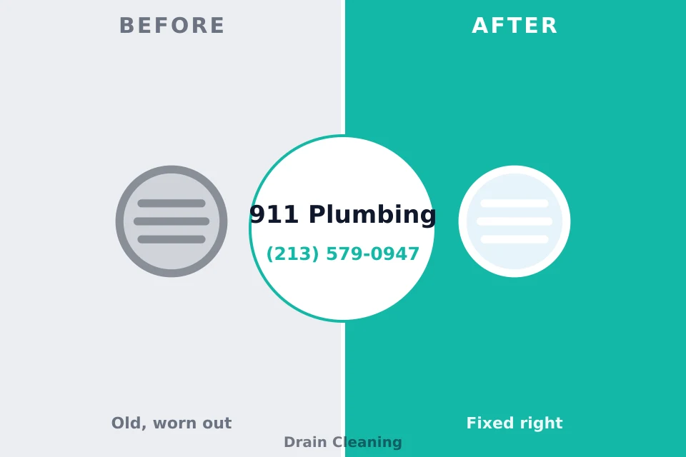 Before and after: plumbing company Thompson's Station, TN